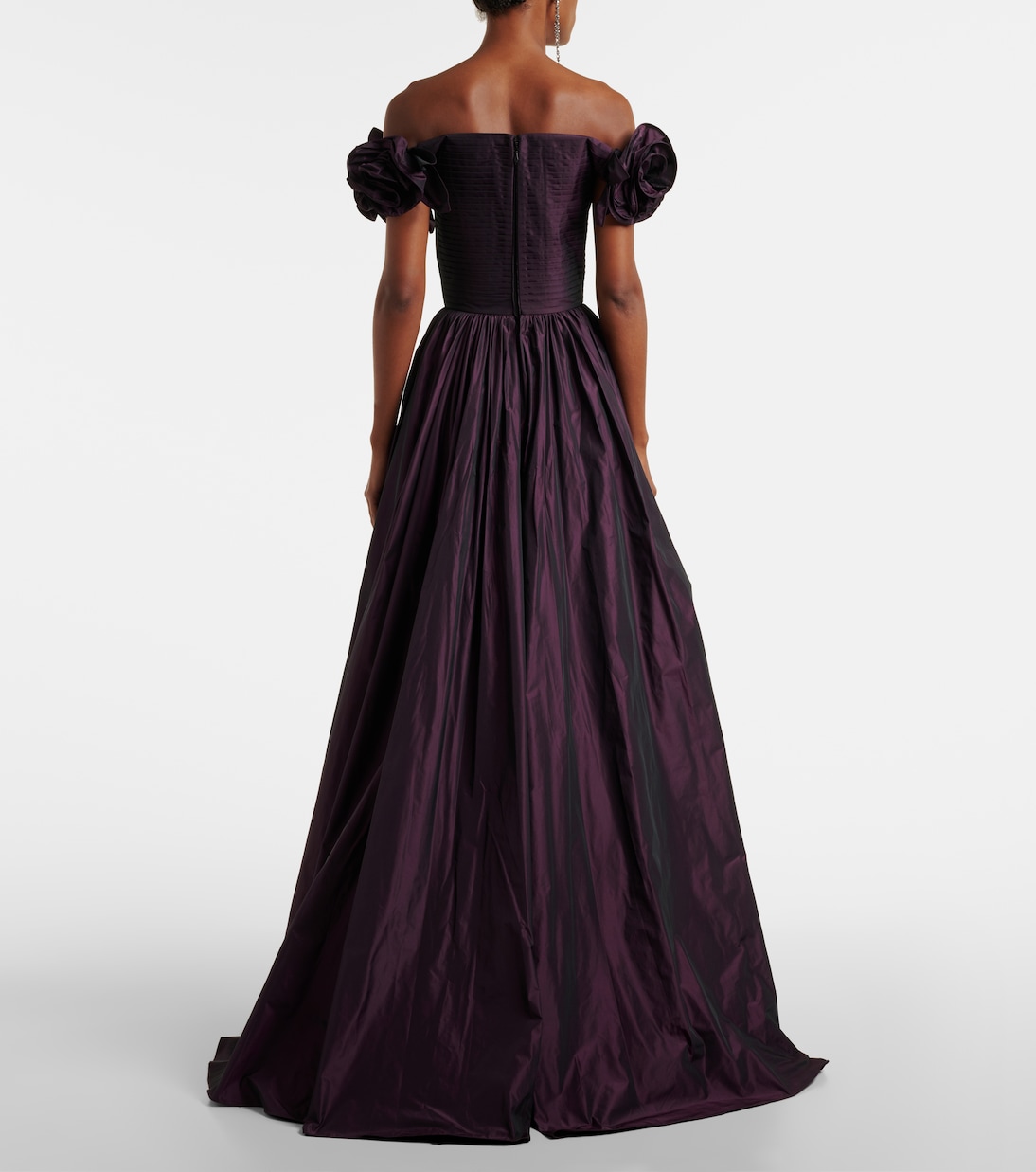 Abito lungo Viva Las Vegas in taffetà | Elie Saab