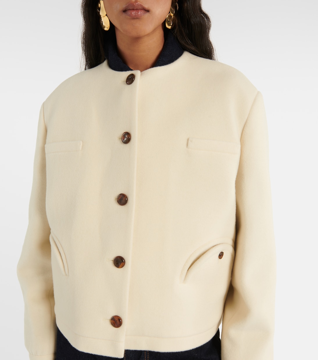 Gliss wool and cashmere-blend jacket | Blazé Milano