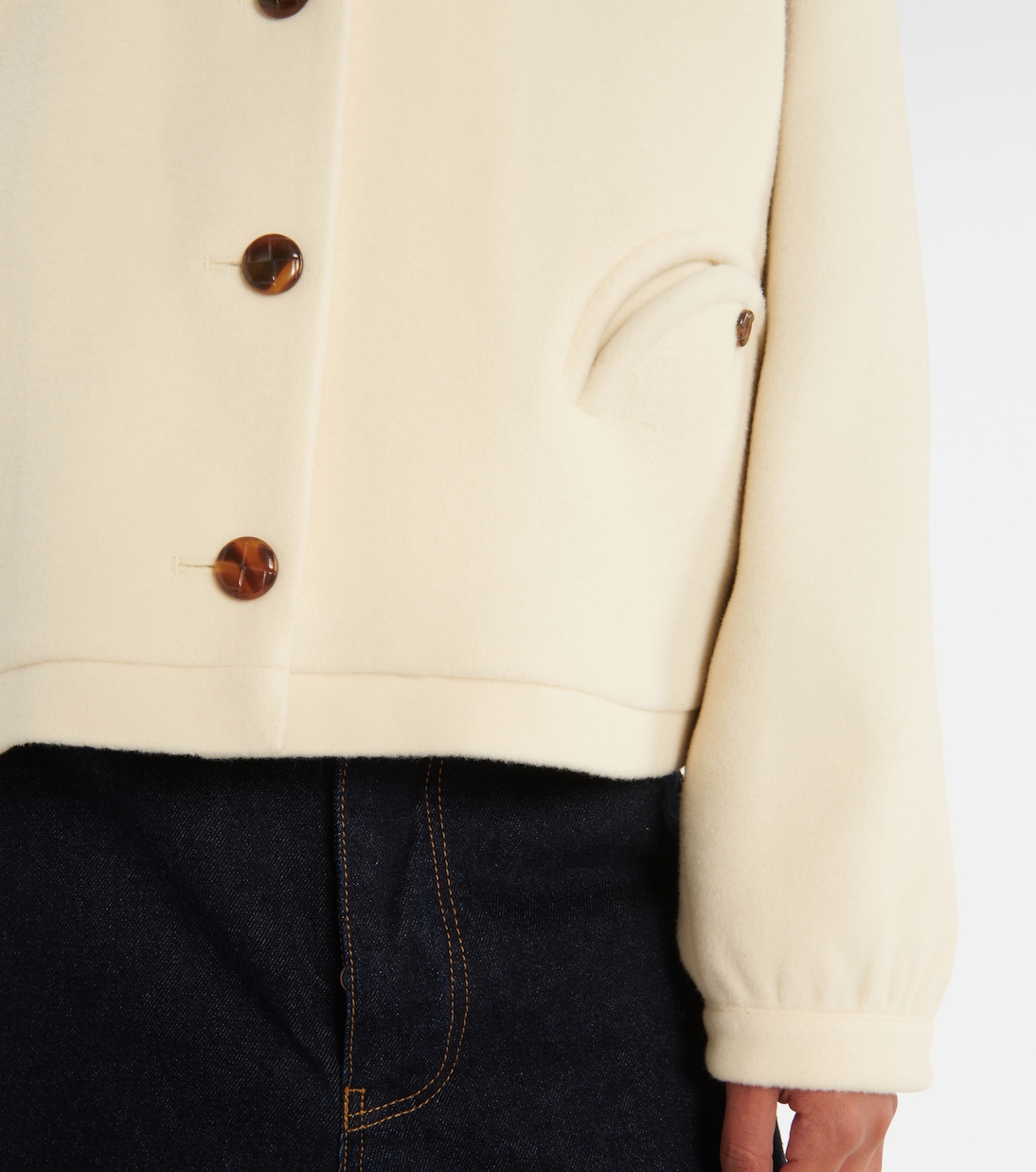 Gliss wool and cashmere-blend jacket | Blazé Milano