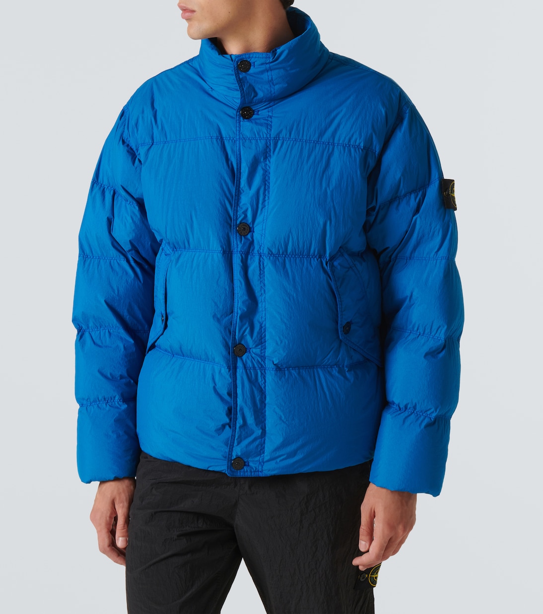 Stone island crinkle down jacket deals