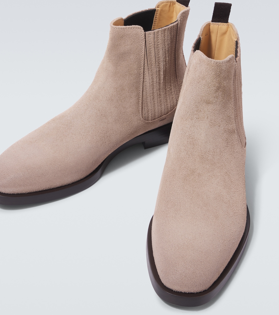 Bottines Chelsea en daim | Brunello Cucinelli
