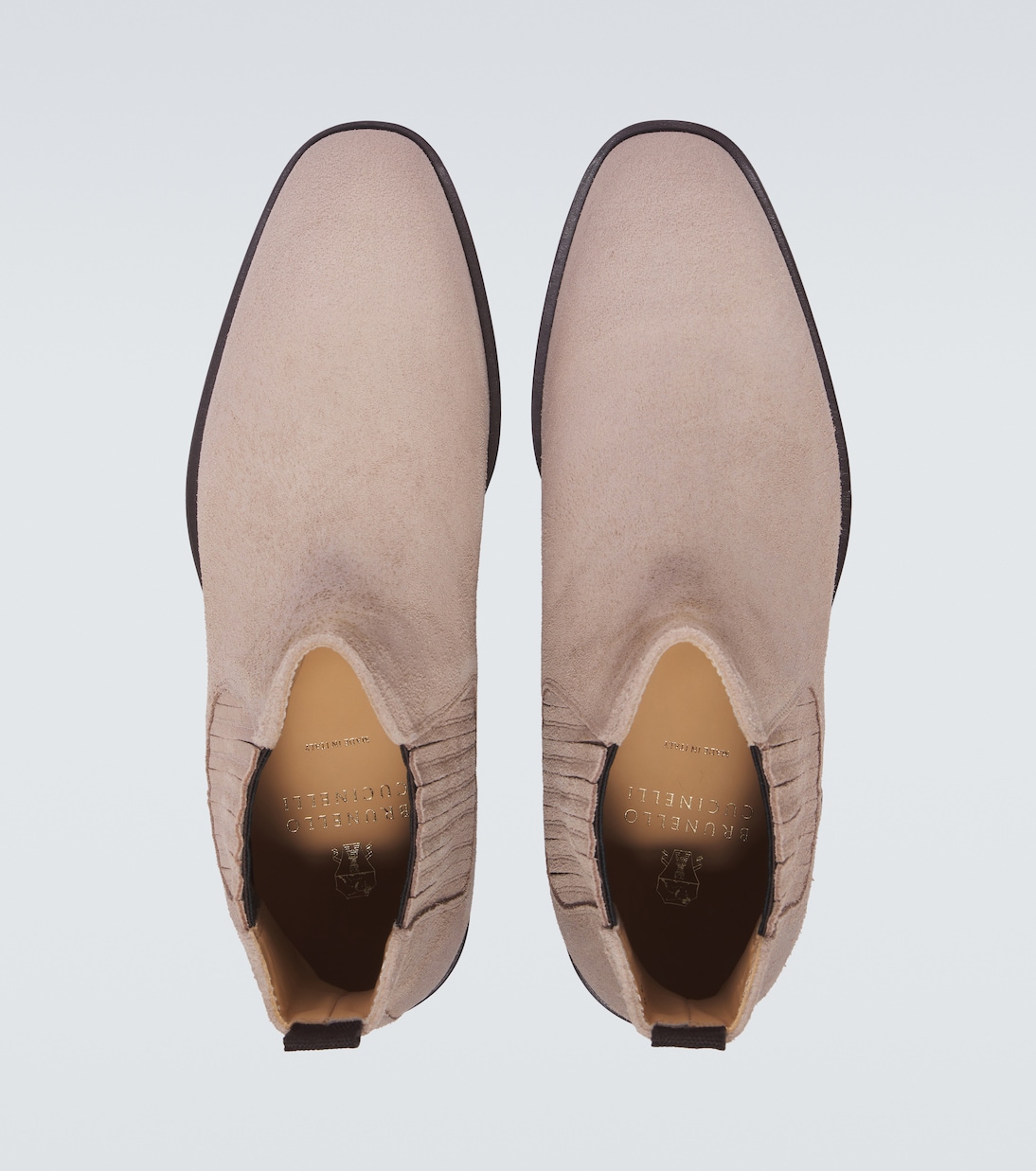 Bottines Chelsea en daim | Brunello Cucinelli