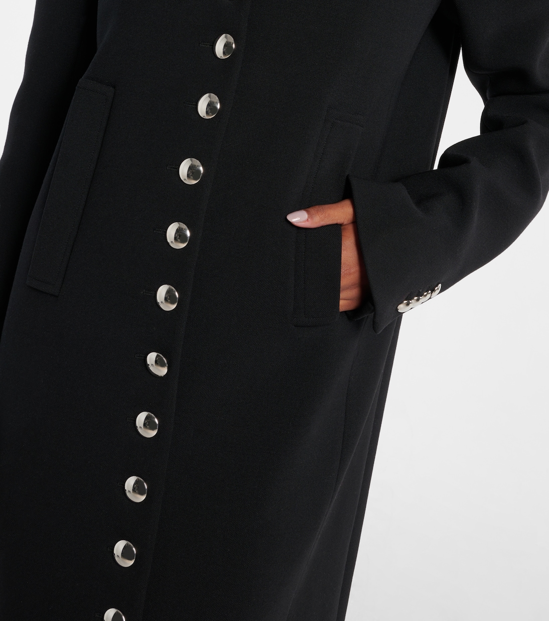 Manteau Saphra en laine mélangée | Khaite