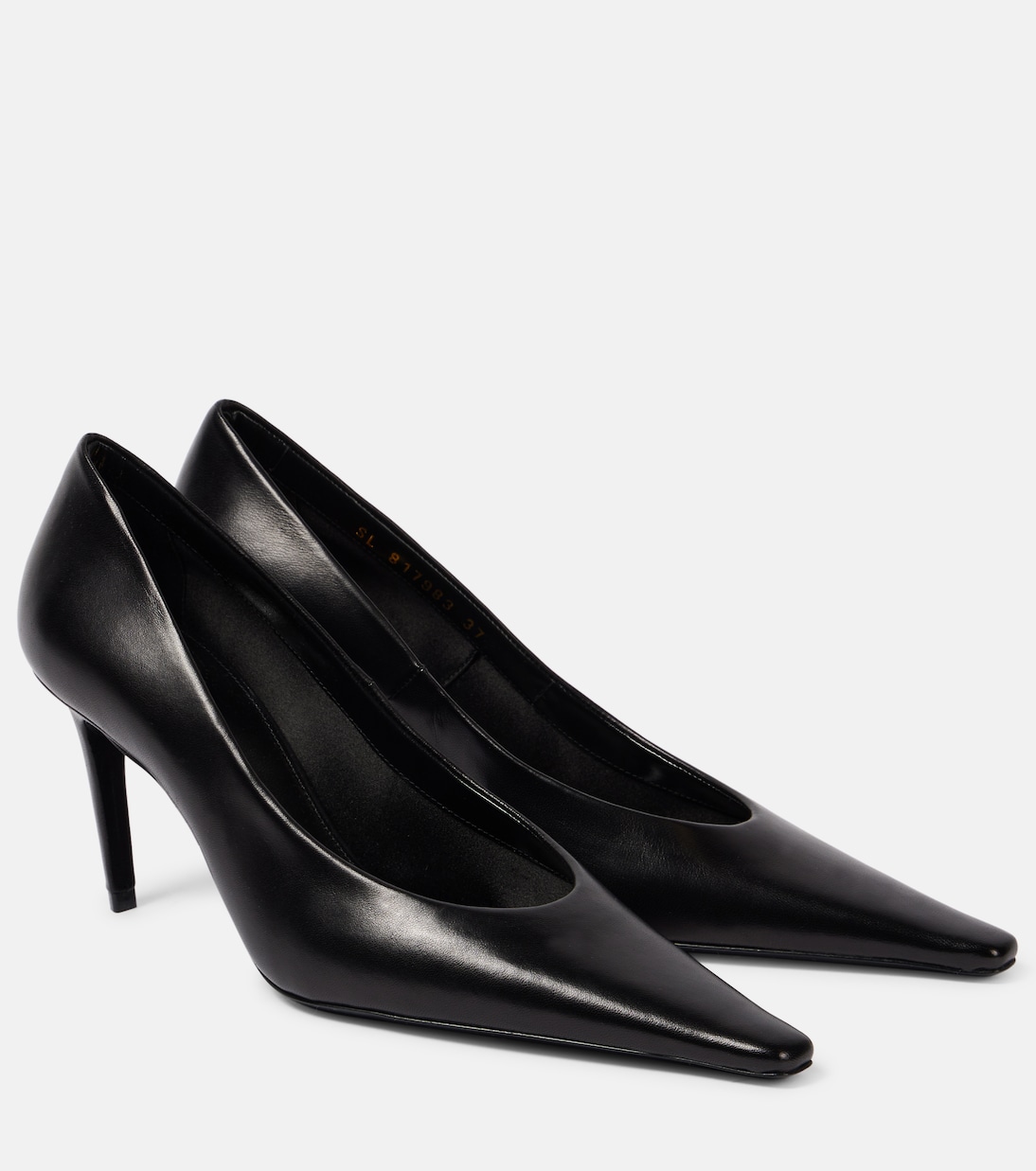 Scarpe in pelle Saint Laurent per giovani, modello Anne-Marie 75, eleganti e moderne.