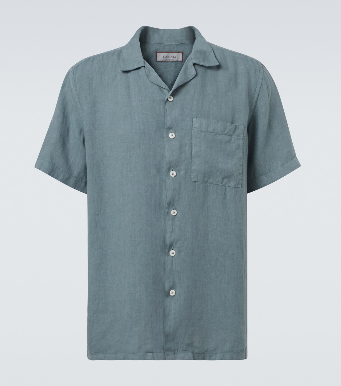 Camicia bowling in lino | Canali