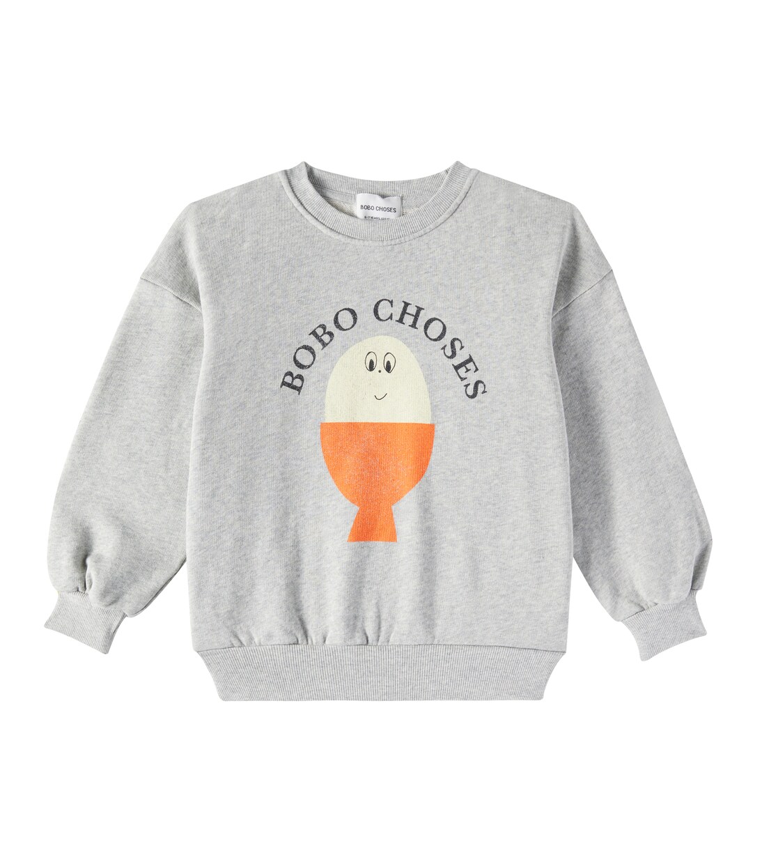 Sweatshirt Morning Egg aus Baumwoll-Jersey | Bobo Choses