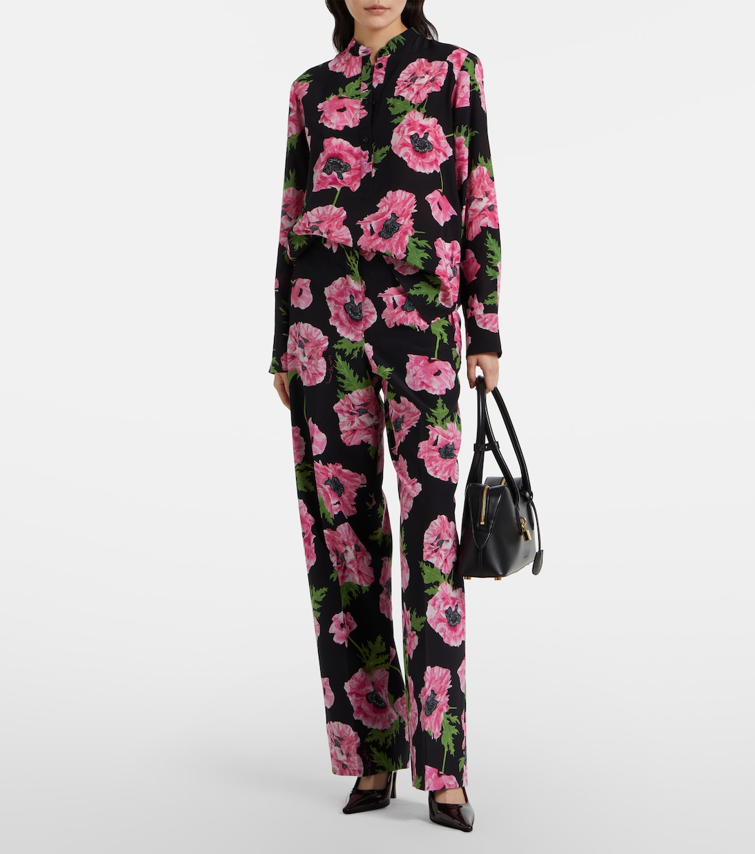 Pantalon ample Poppy à fleurs | Stella McCartney