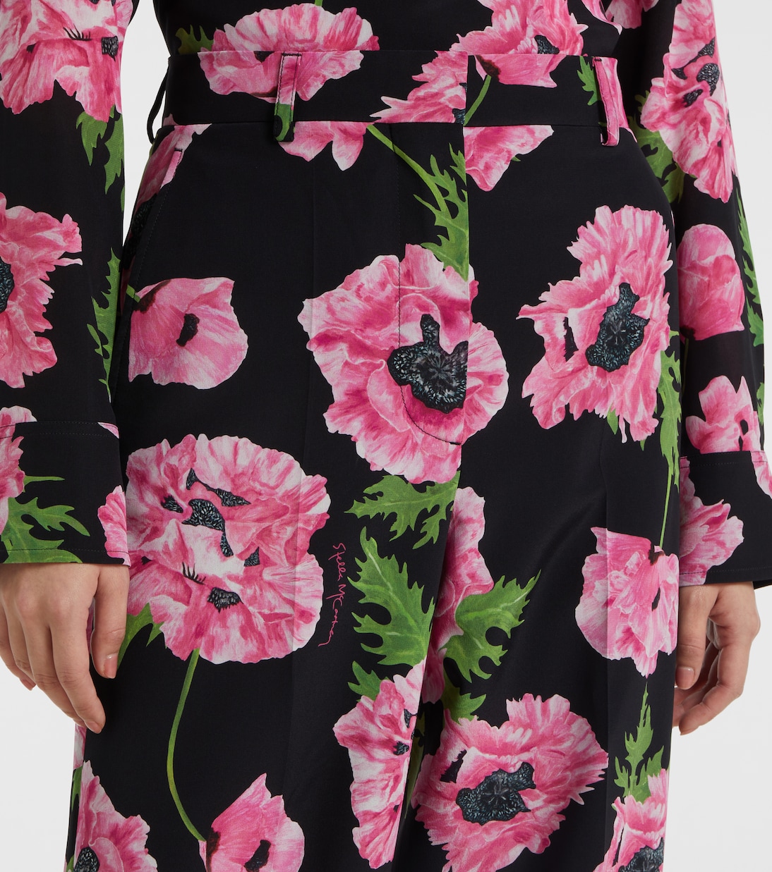 Pantalon ample Poppy à fleurs | Stella McCartney