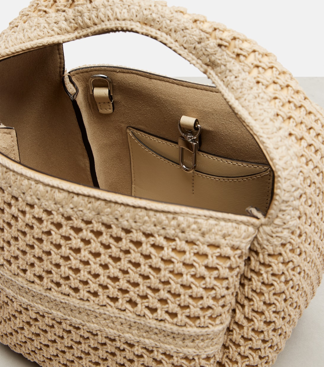 Bolso Bucket Petite de croché | Toteme