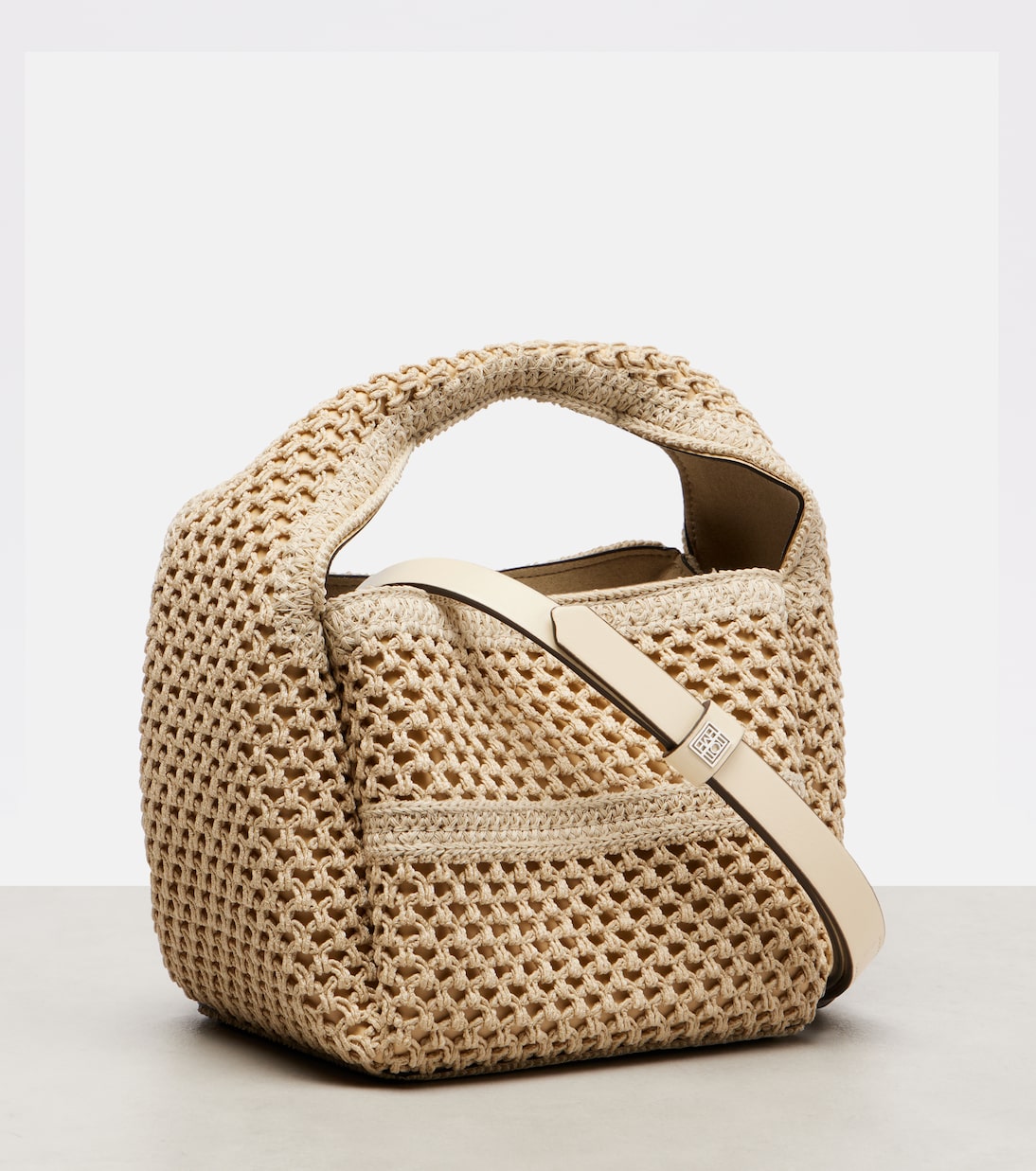 Bolso Bucket Petite de croché | Toteme