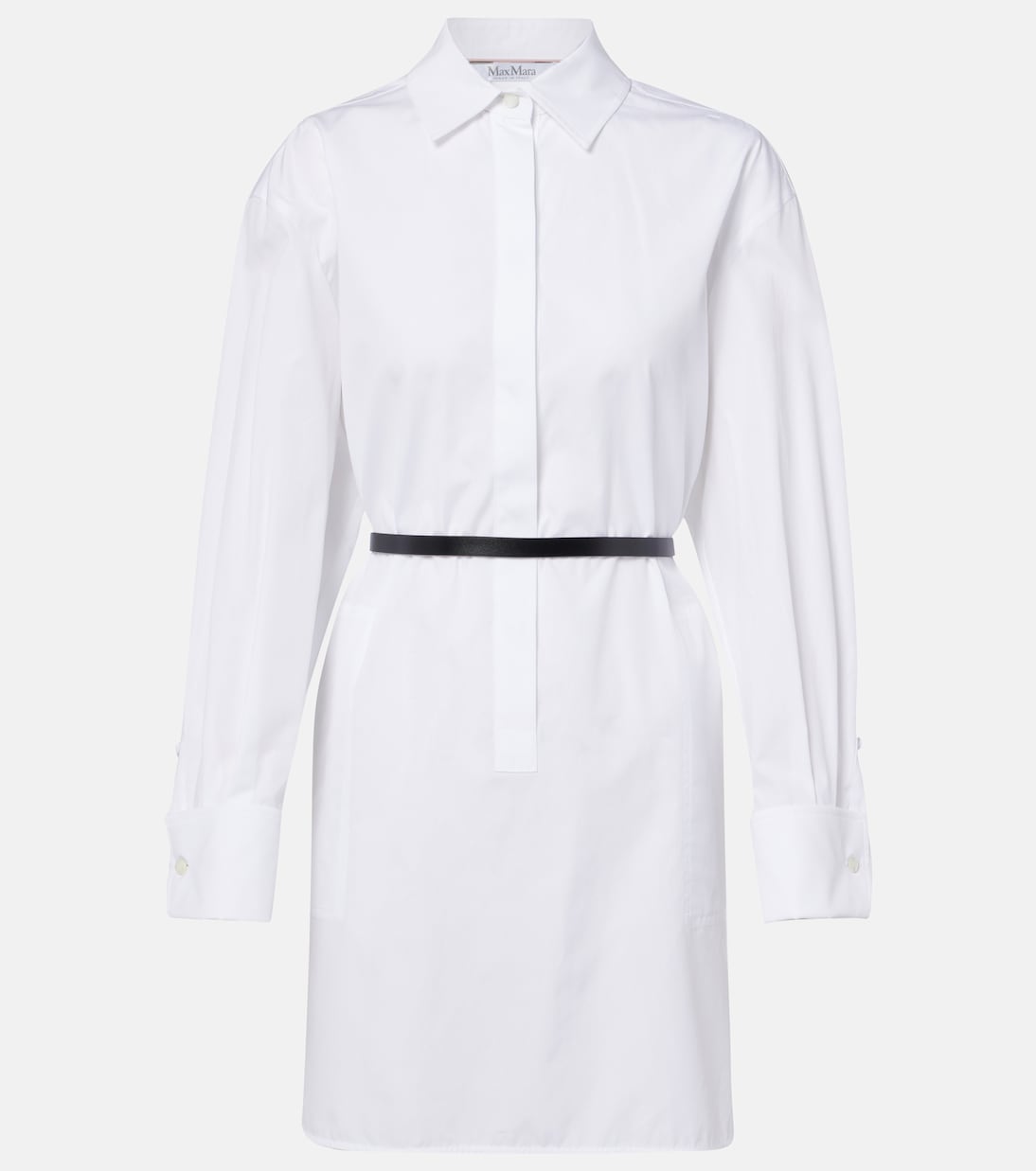 Hemdblusenkleid aus Baumwollpopeline | Max Mara