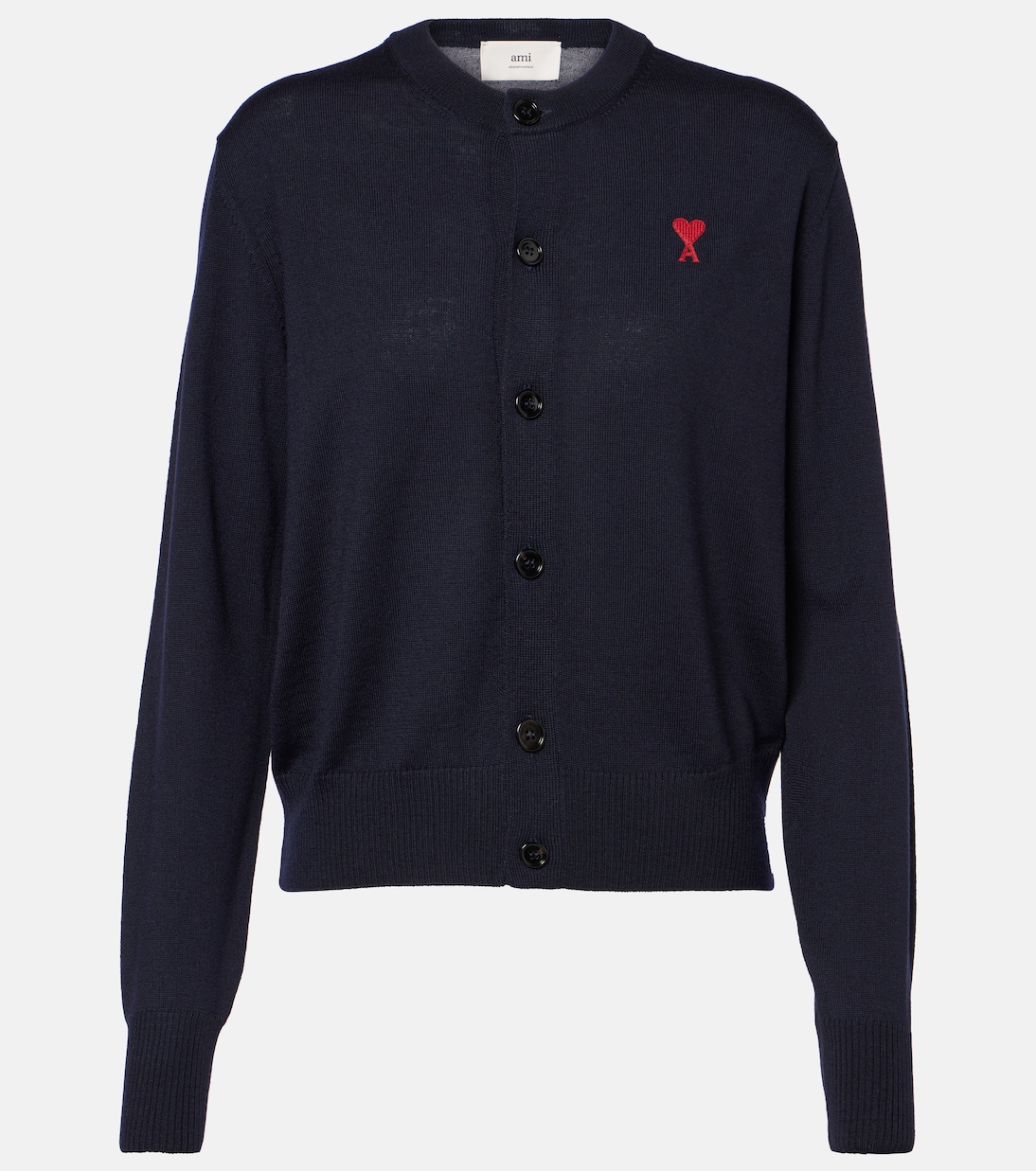 Ami De Cœur wool cardigan | Ami Paris