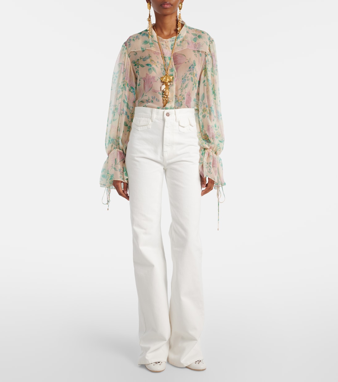 High-rise flared jeans | Chloé