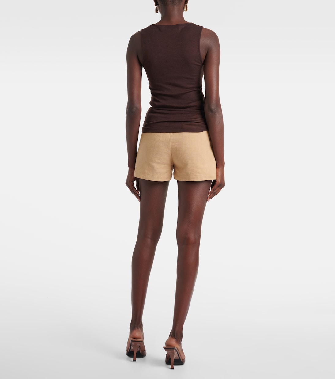 Embellished wool-blend tank top | Xu Zhi