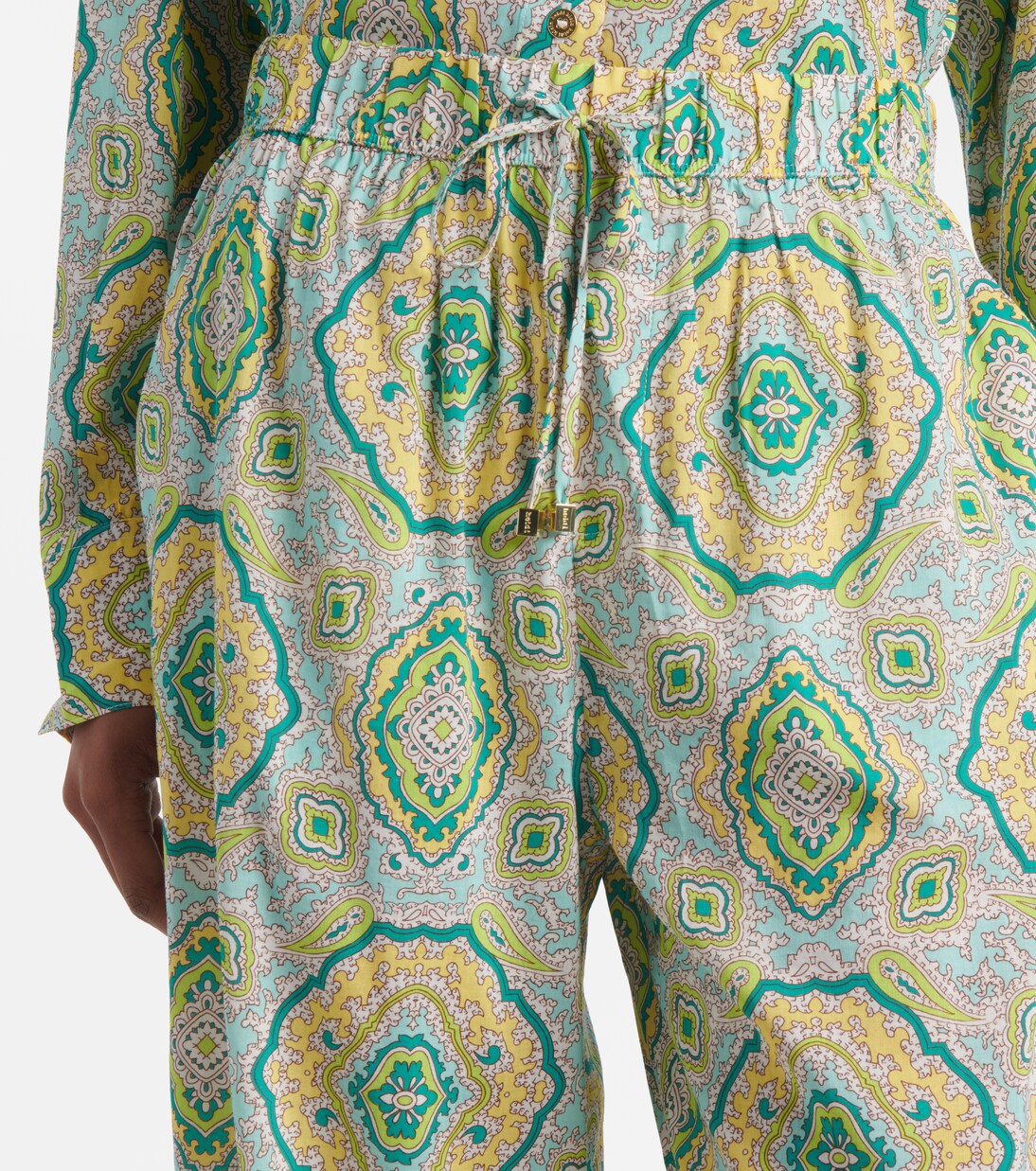 Pantaloni a gamba larga con stampa | Heidi Klein
