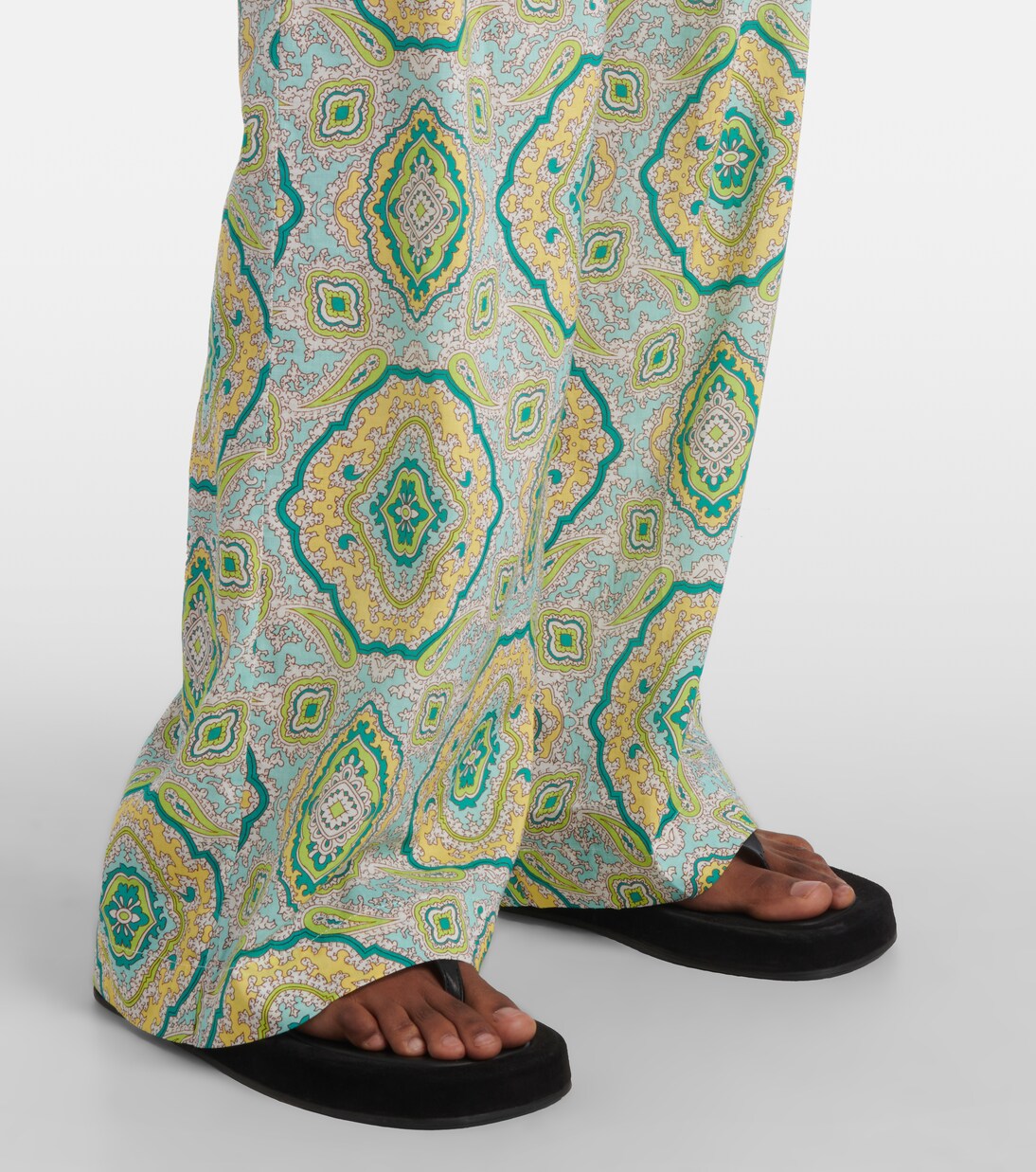 Pantaloni a gamba larga con stampa | Heidi Klein