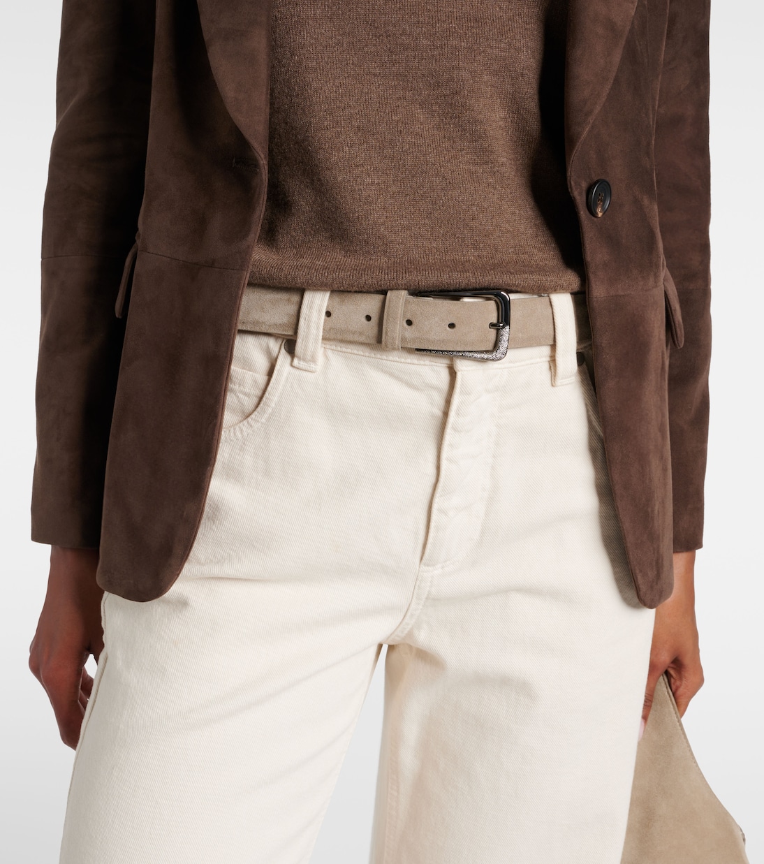 Suede belt | Brunello Cucinelli