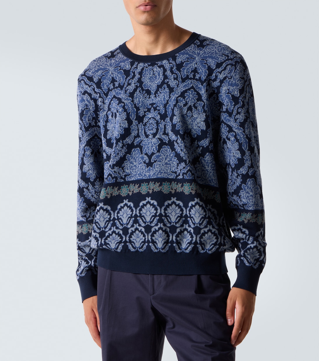 Pull intarsia en coton | Etro
