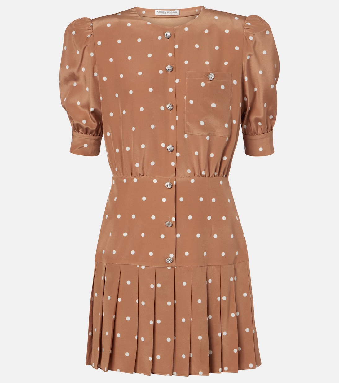 Robe en soie à pois | Alessandra Rich