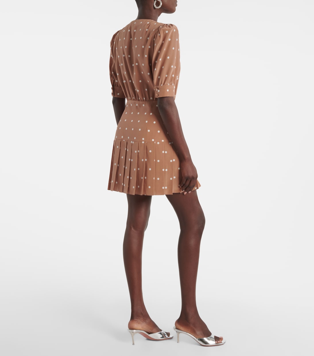 Robe en soie à pois | Alessandra Rich