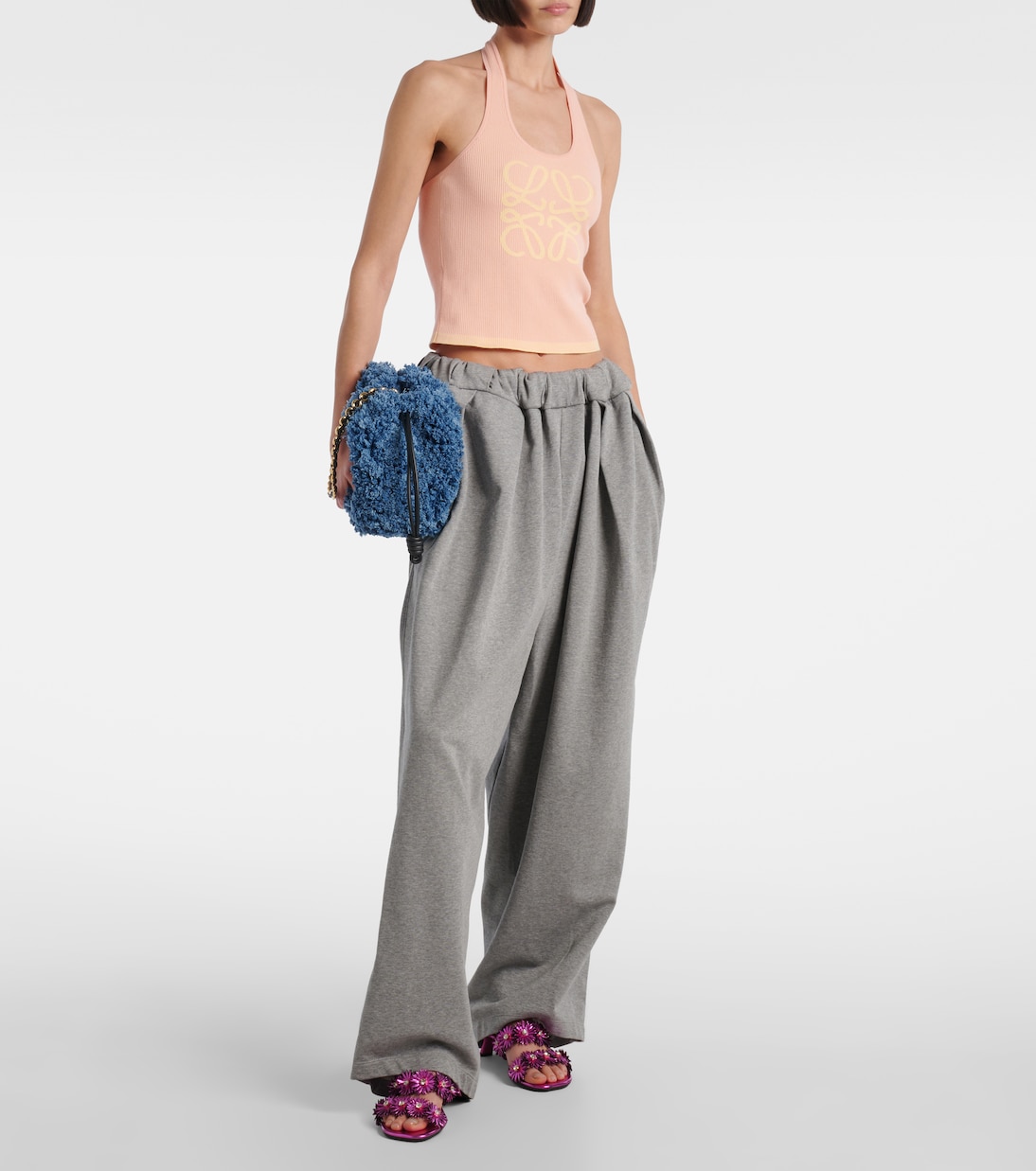 Pantalones deportivos de algodón con anagrama | Loewe
