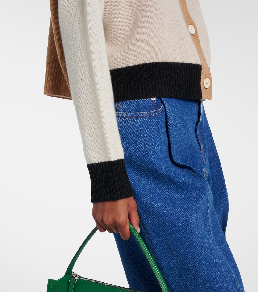 Colorblocked cashmere cardigan | Marni