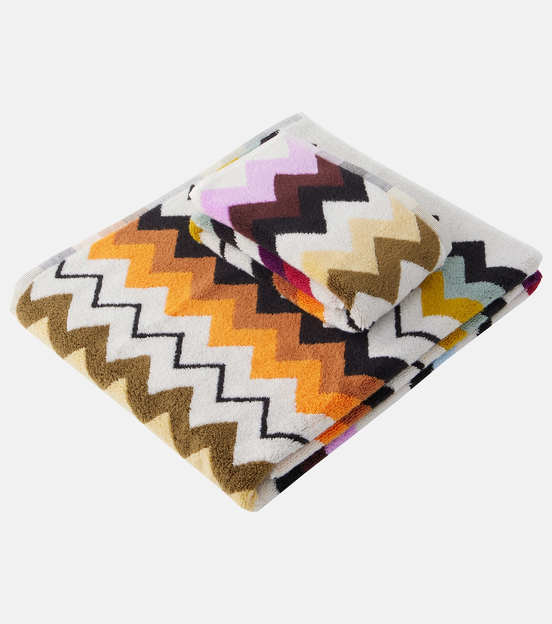 Murrina set of 2 cotton terry towels | Missoni