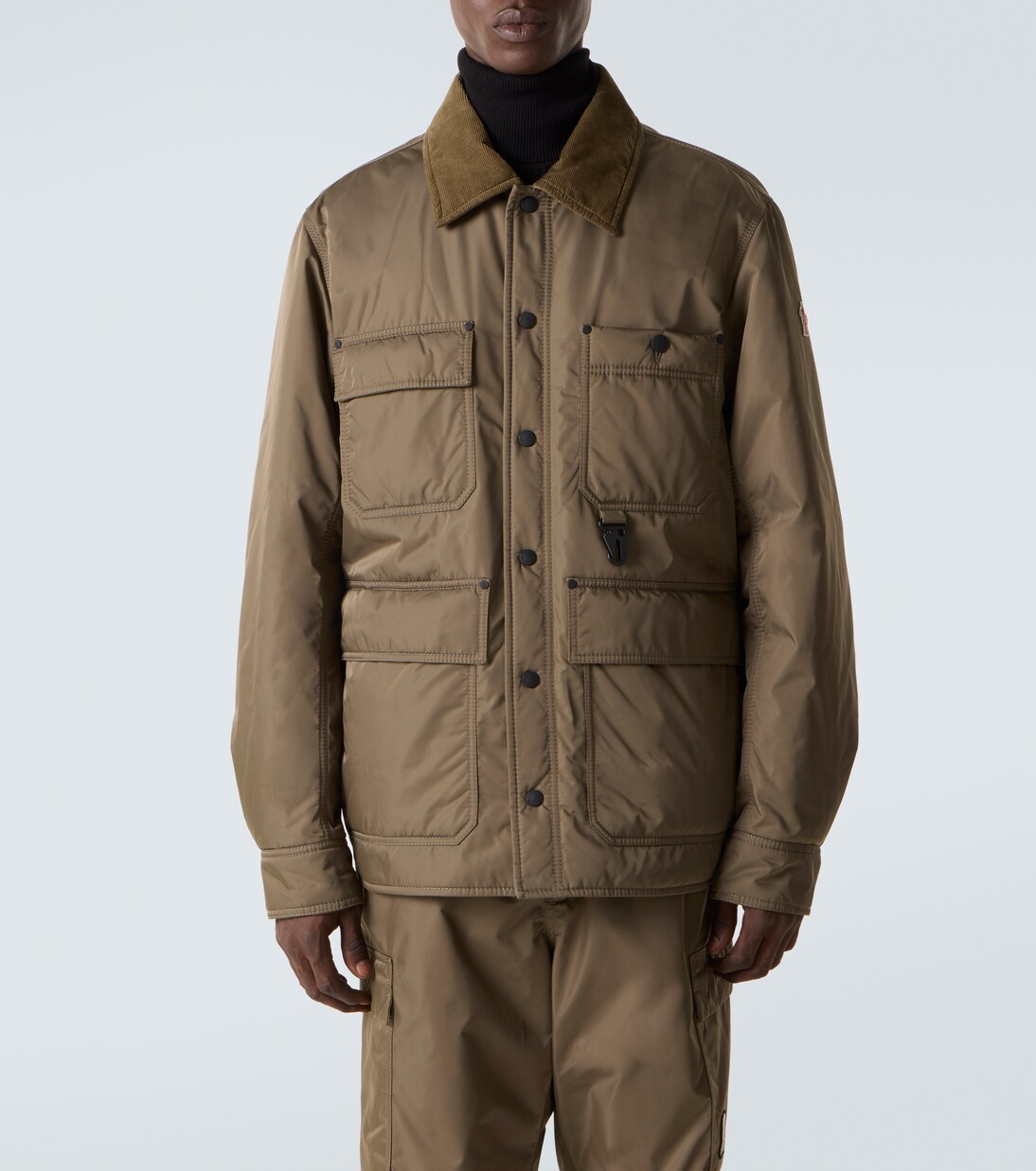 Apres Ski corduroy-trimmed down jacket | Moncler Grenoble