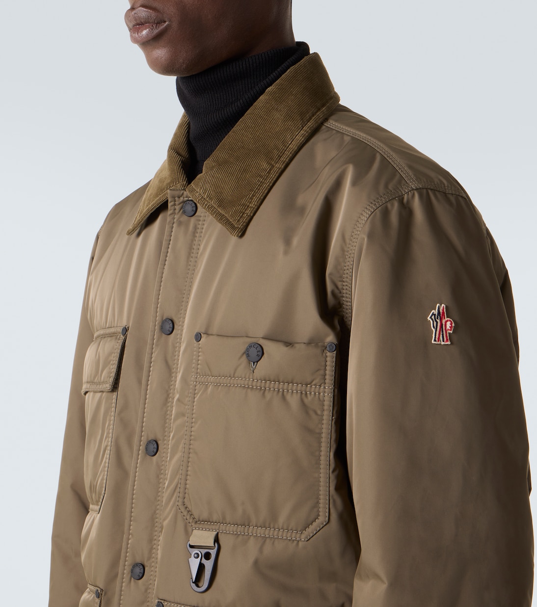 Apres Ski corduroy-trimmed down jacket | Moncler Grenoble