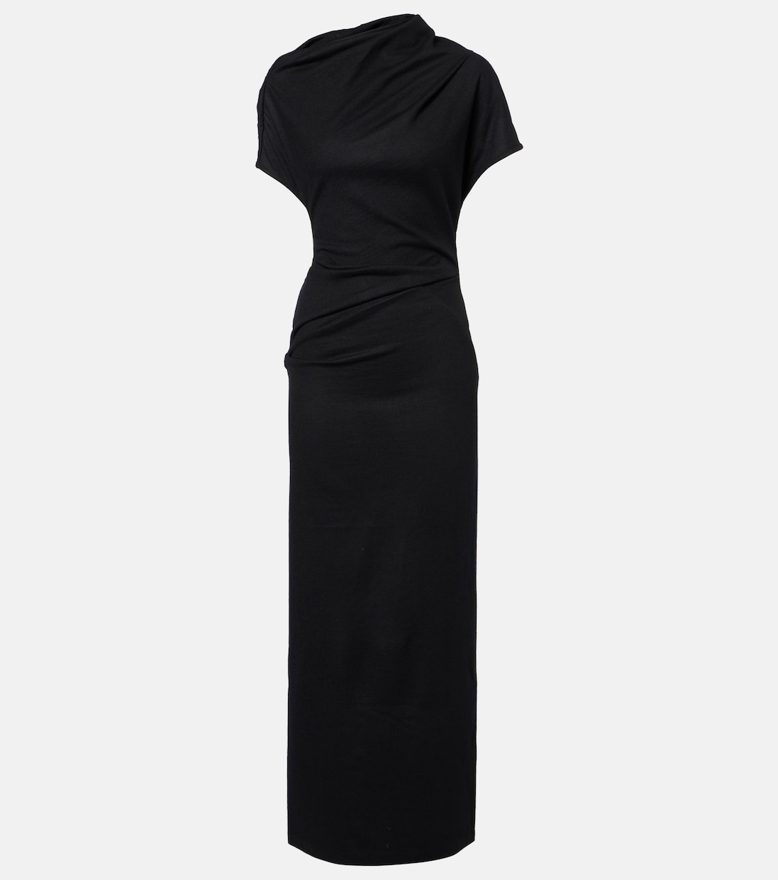 Draped wool maxi dress | Entire Studios