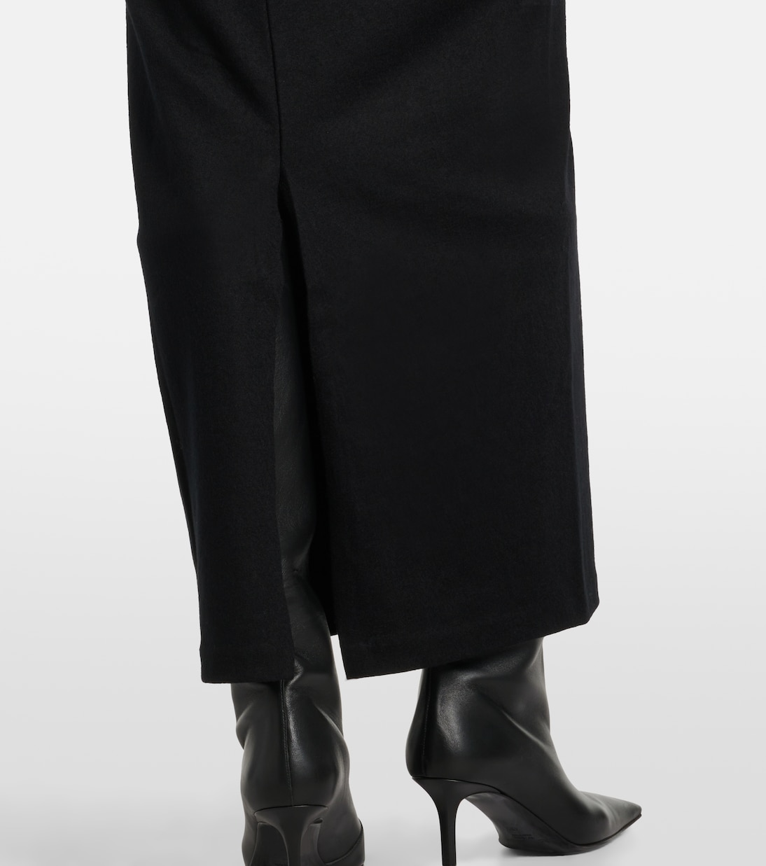 Draped wool maxi dress | Entire Studios