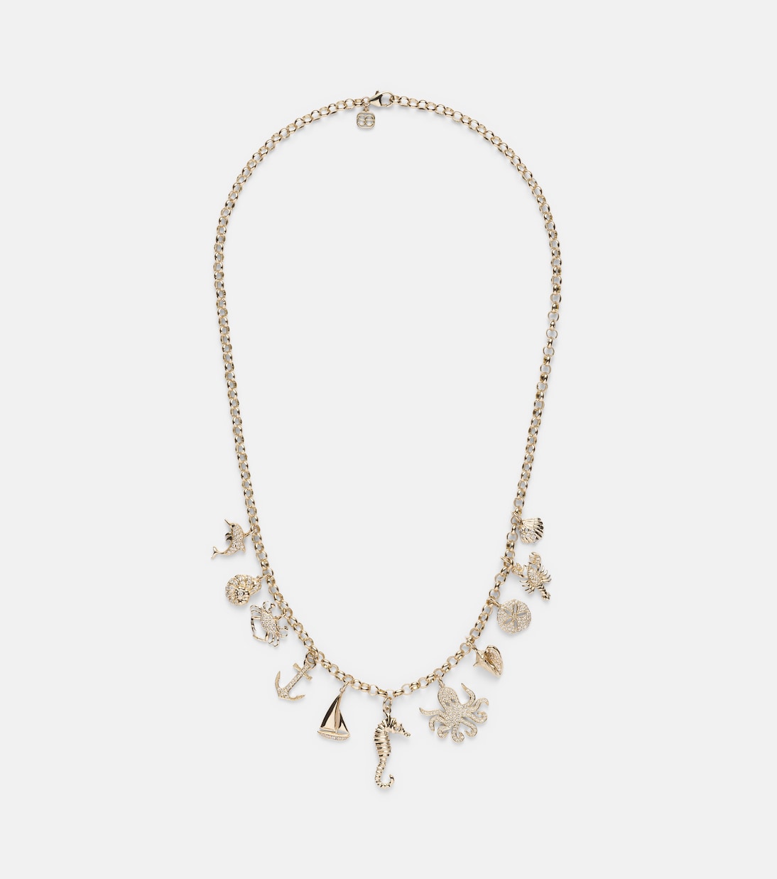 Collier en or 14 ct et diamants | Sydney Evan