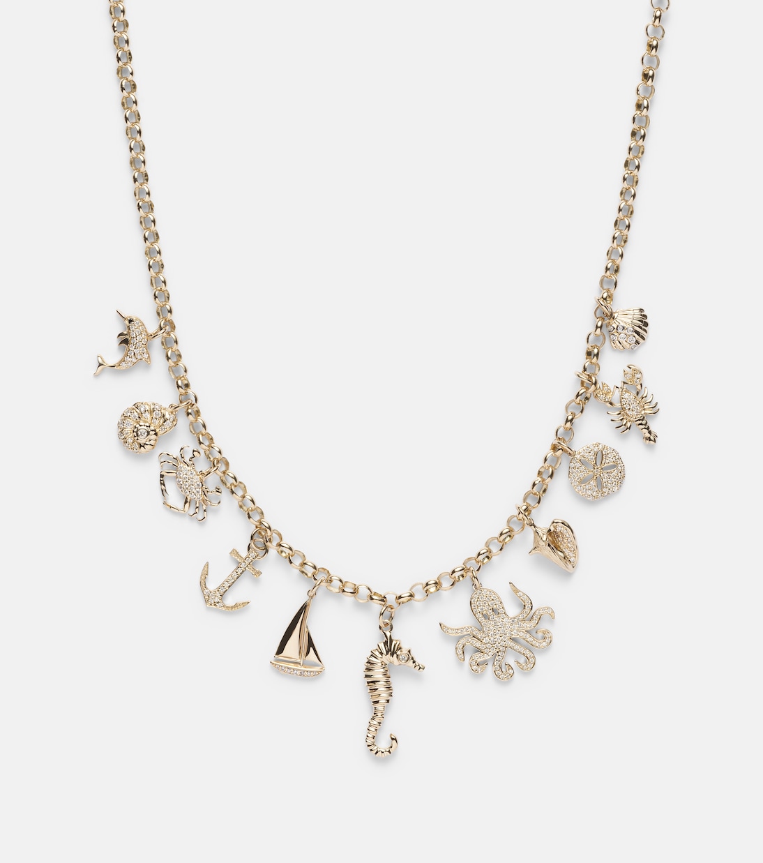 Collier en or 14 ct et diamants | Sydney Evan