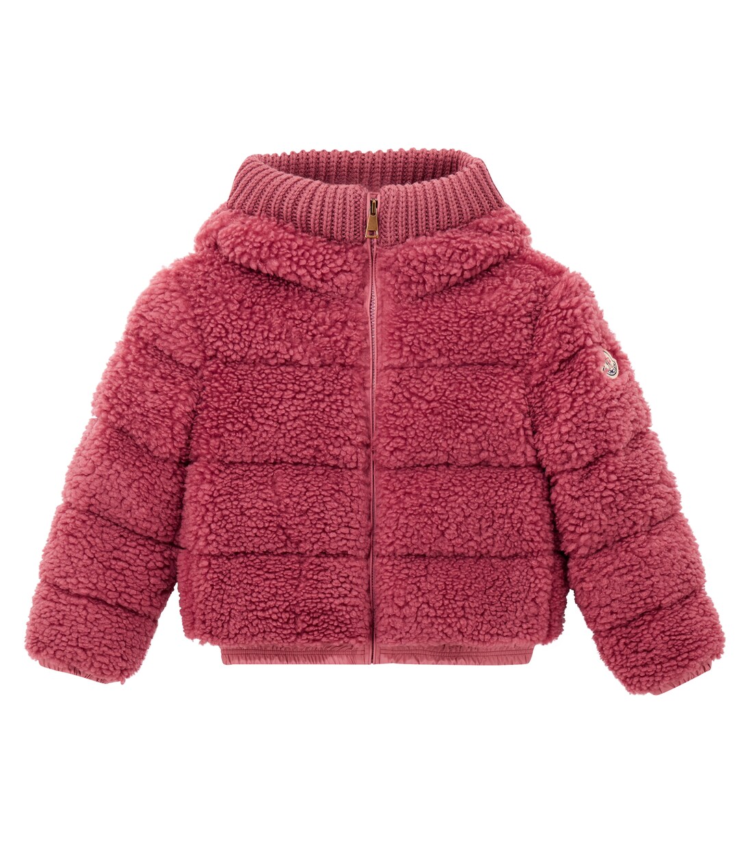 Daunenjacke Adalberta aus Teddyfleece | Moncler Enfant