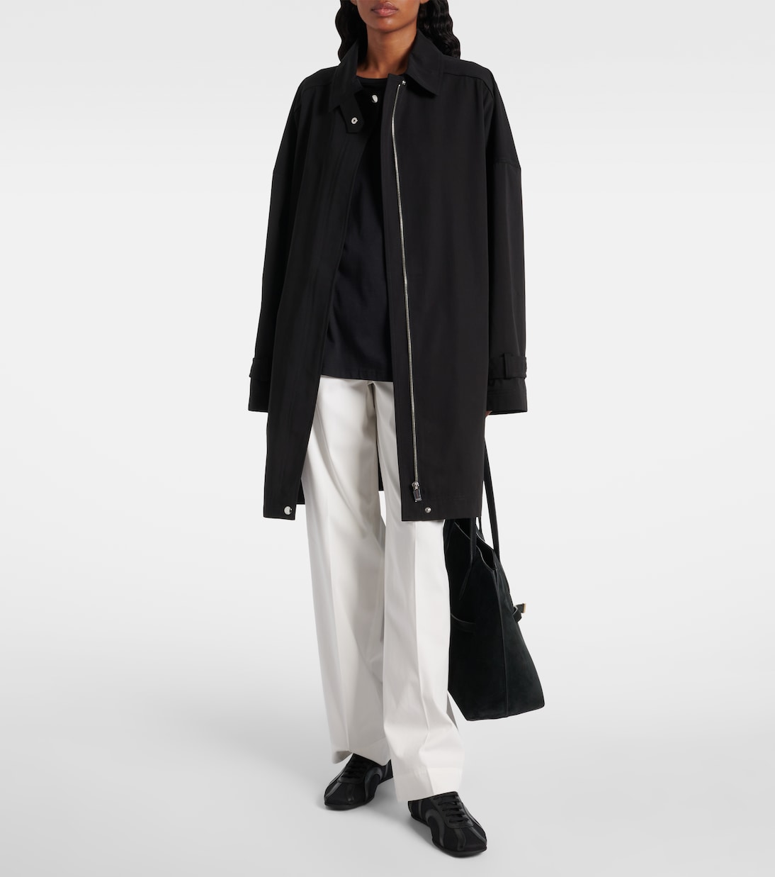 Oversized cotton coat | Toteme