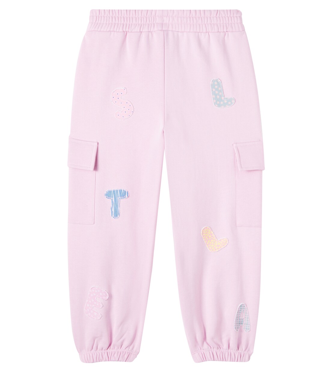 Patch-appliqué cotton jersey sweatpants | Stella McCartney Kids