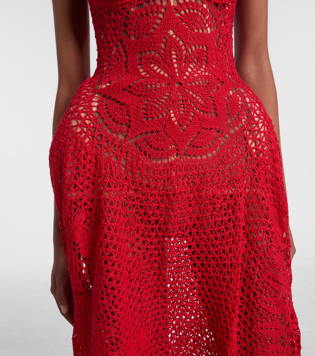 Crochet cotton corset dress | Magda Butrym