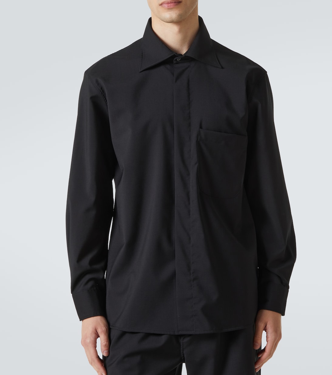 Hemdjacke aus Wolle | Saman Amel