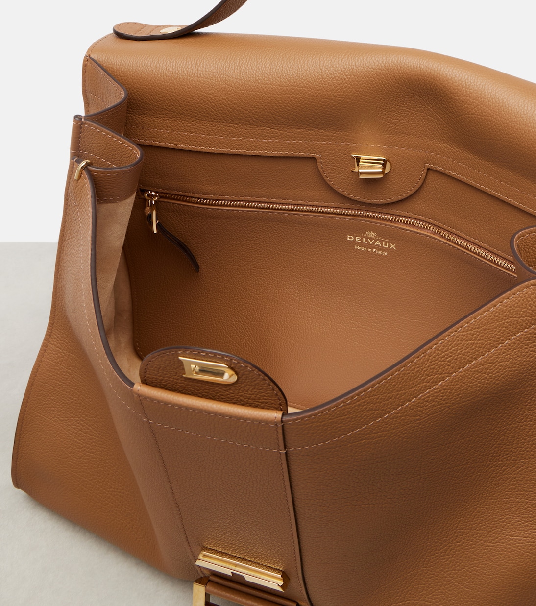 Bolso al hombro Brillant Large de piel | Delvaux