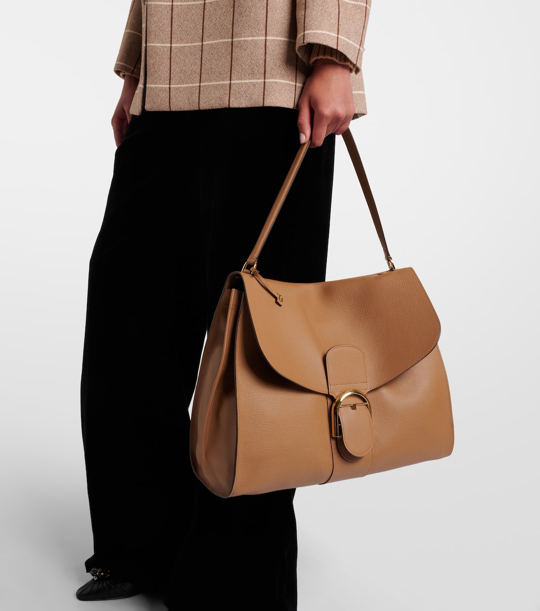 Bolso al hombro Brillant Large de piel | Delvaux