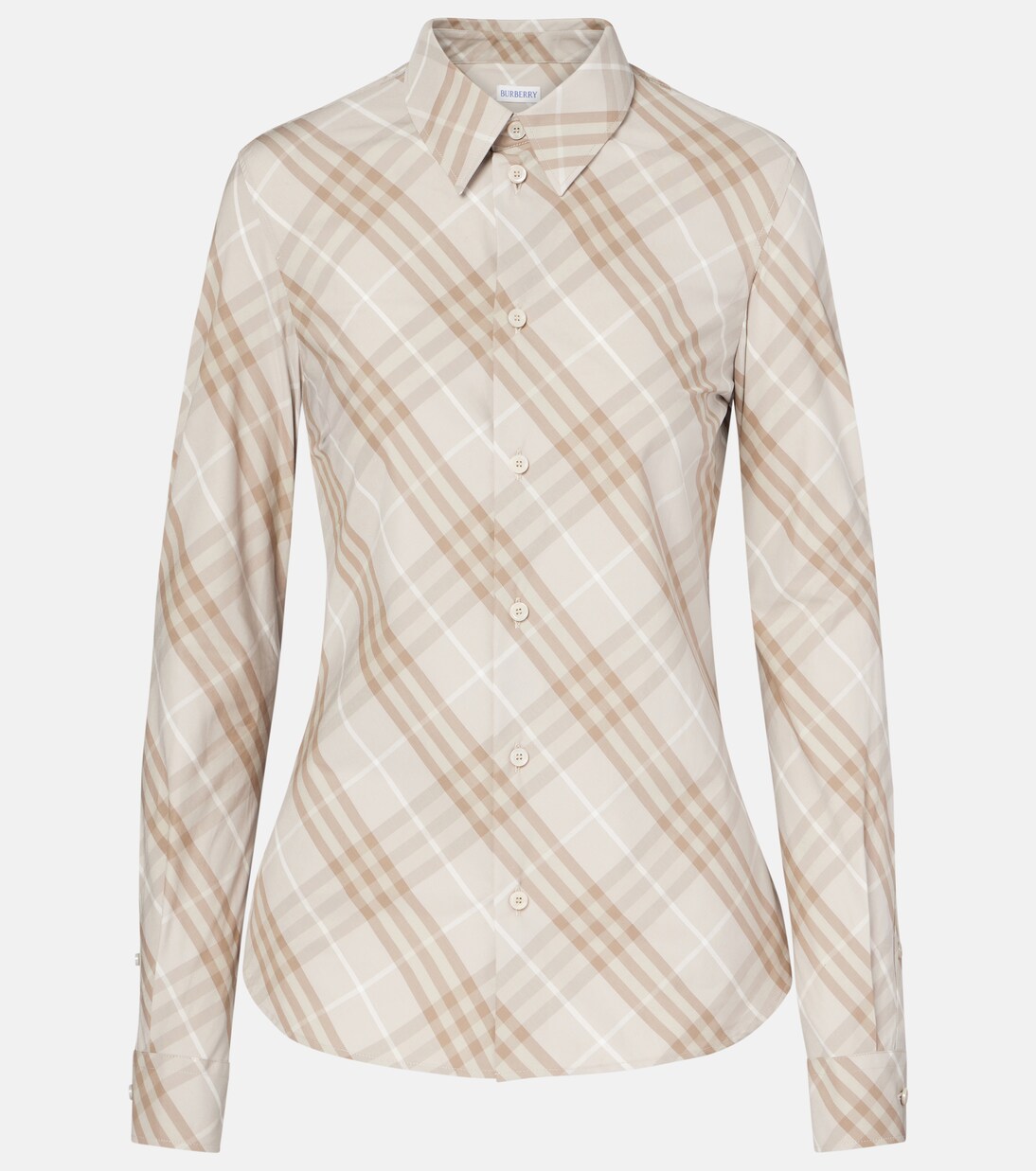 Burberry Check cotton poplin shirt | Burberry