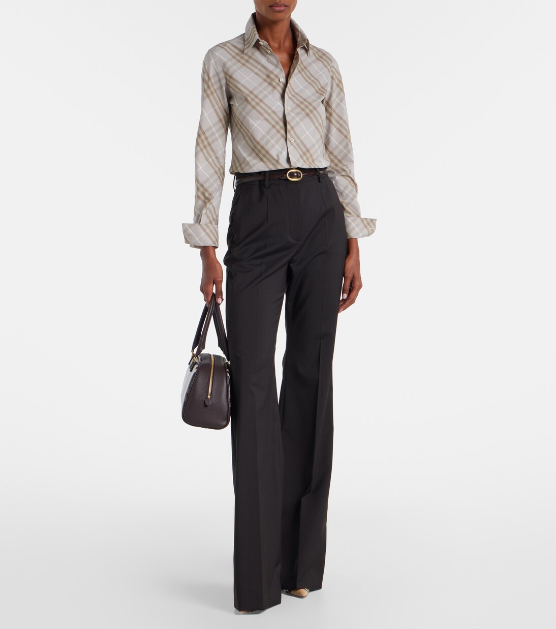 Burberry Check cotton poplin shirt | Burberry