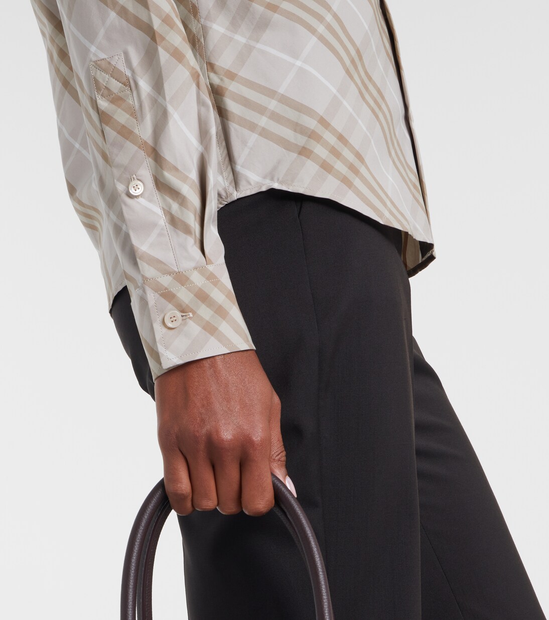Burberry Check cotton poplin shirt | Burberry