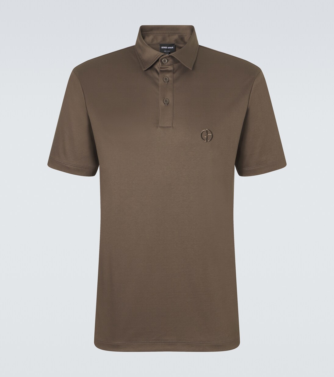 Logo cotton polo shirt | Giorgio Armani