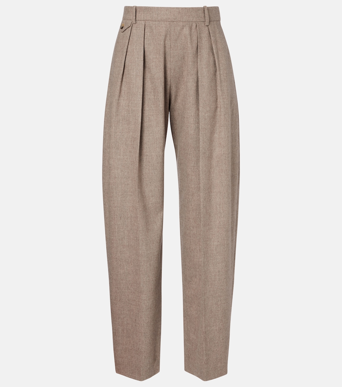 Dugan wool-blend tapered pants | Khaite