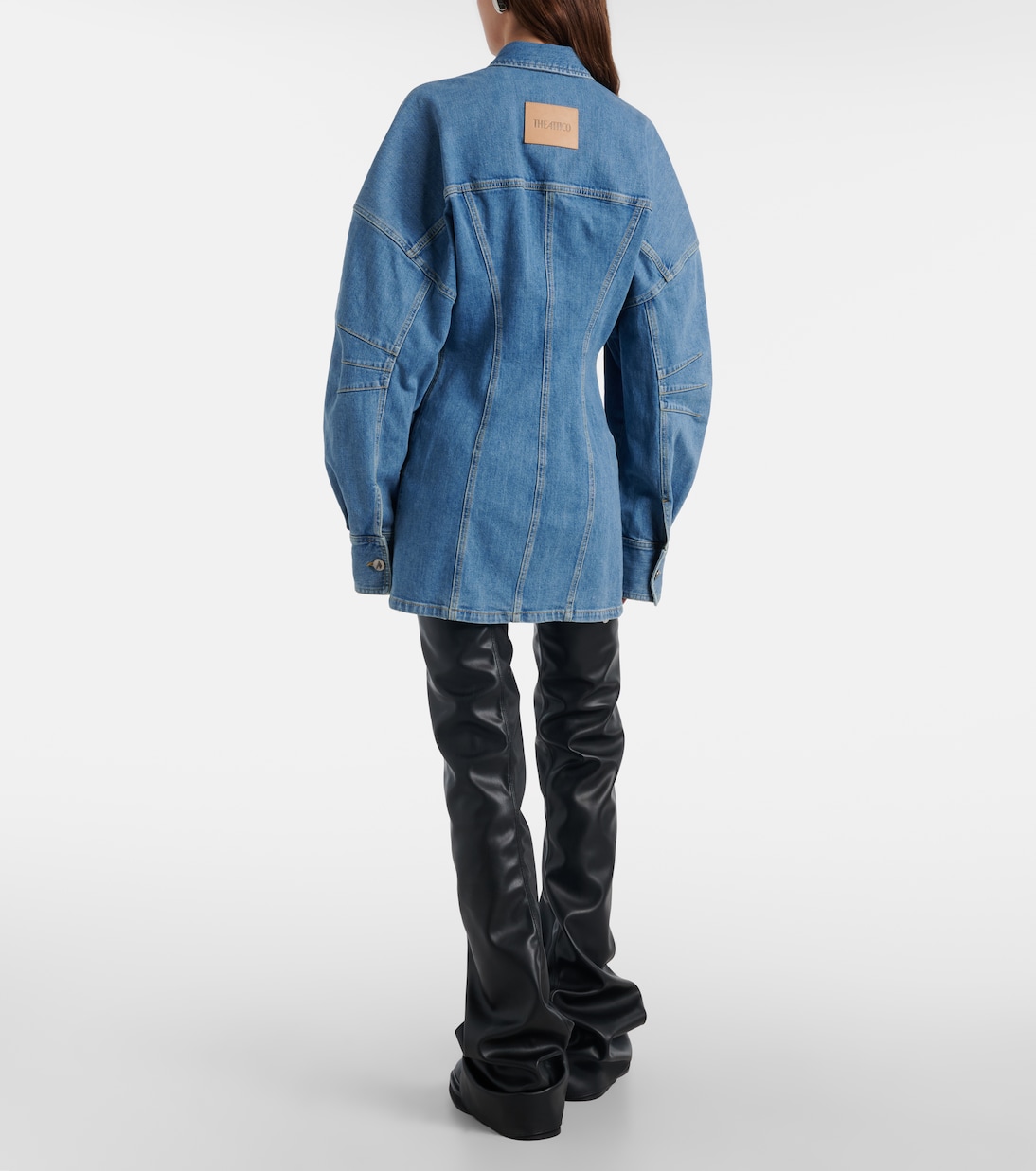 Vestido corto de denim | The Attico