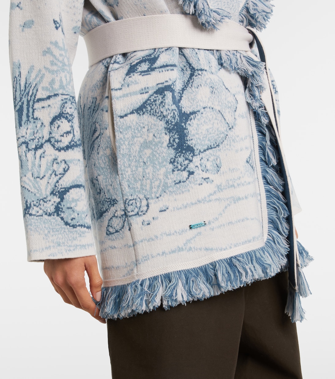 Deep In The Ocean wool-blend cardigan  | Alanui