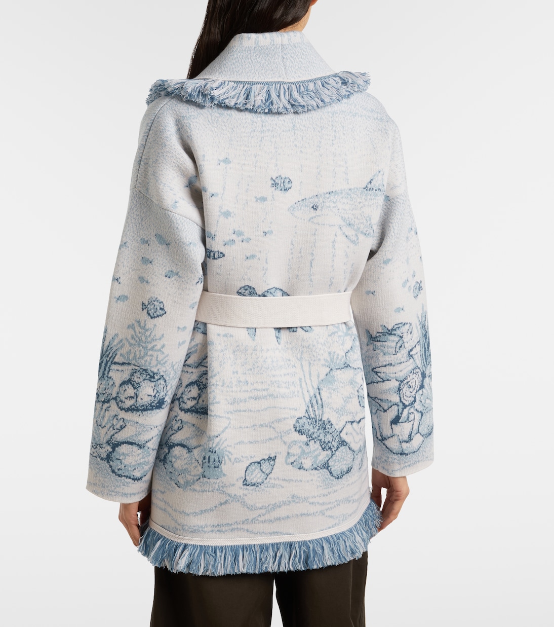 Deep In The Ocean wool-blend cardigan  | Alanui