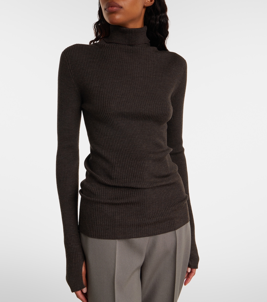 Ribbed-knit wool sweater | Calvin Klein