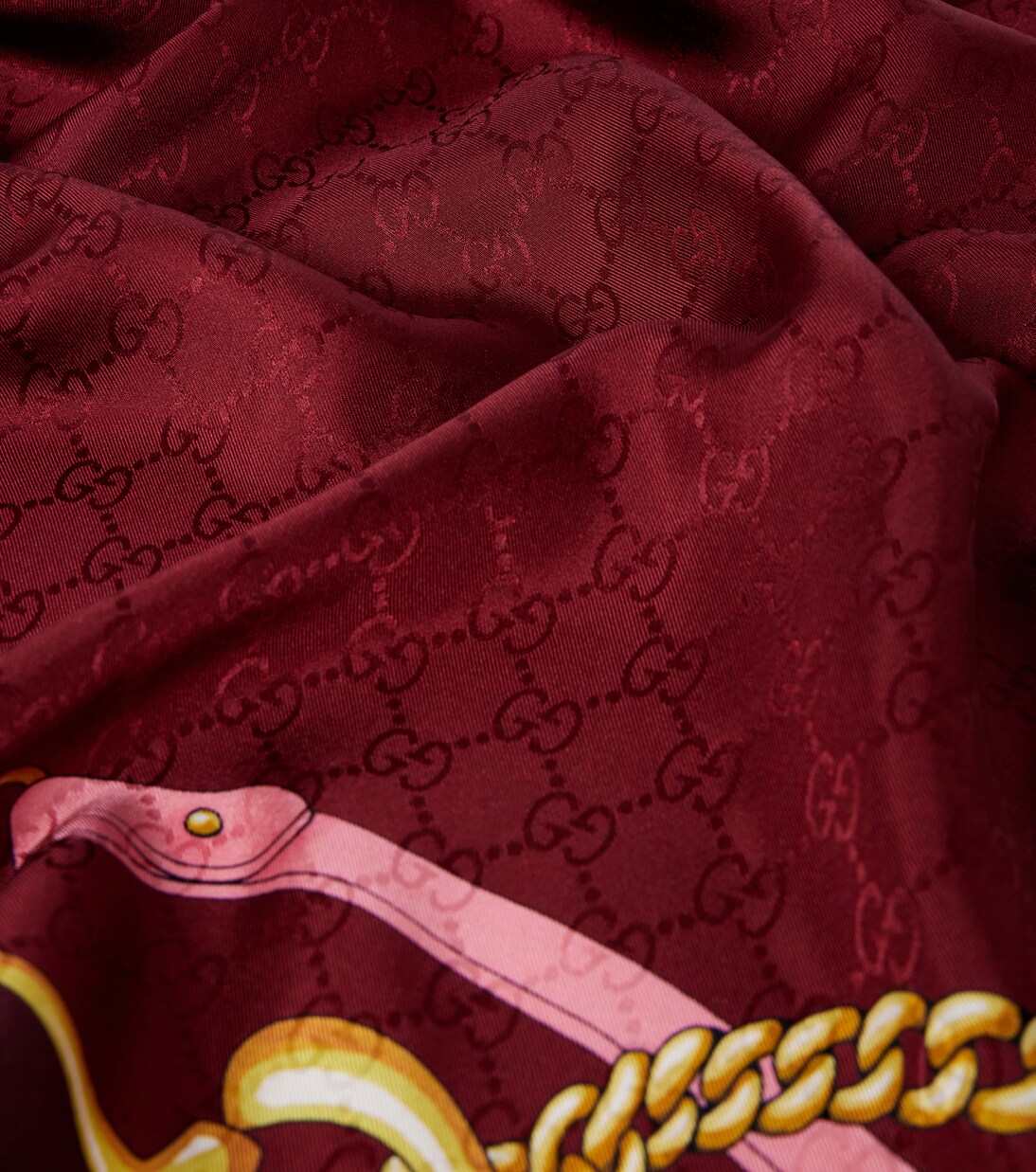 Tuch Horsebit aus Seiden-Jacquard | Gucci